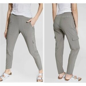 Athleta Chelsea Lightweight Cargo Pants 594971 Women's 4 Light Asphalt Pull-On